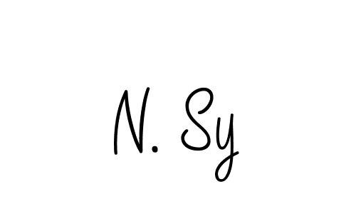 Once you've used our free online signature maker to create your best signature Angelique-Rose-font-FFP style, it's time to enjoy all of the benefits that N. Sy name signing documents. N. Sy signature style 5 images and pictures png