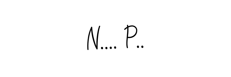 Also we have N.... P.. name is the best signature style. Create professional handwritten signature collection using Angelique-Rose-font-FFP autograph style. N.... P.. signature style 5 images and pictures png