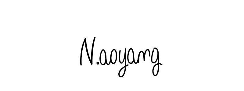 How to make N.aoyang name signature. Use Angelique-Rose-font-FFP style for creating short signs online. This is the latest handwritten sign. N.aoyang signature style 5 images and pictures png