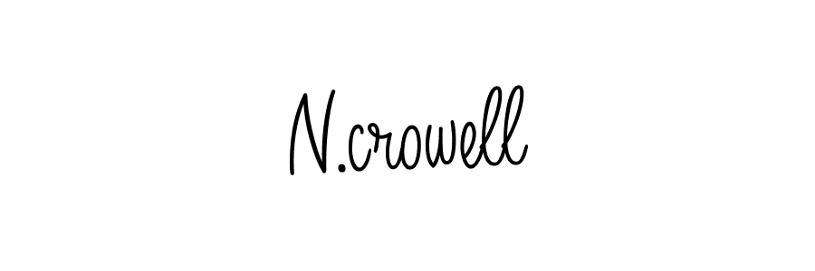 It looks lik you need a new signature style for name N.crowell. Design unique handwritten (Angelique-Rose-font-FFP) signature with our free signature maker in just a few clicks. N.crowell signature style 5 images and pictures png