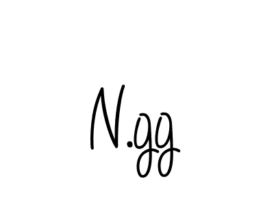 Make a beautiful signature design for name N.gg. With this signature (Angelique-Rose-font-FFP) style, you can create a handwritten signature for free. N.gg signature style 5 images and pictures png