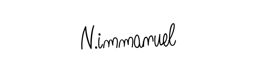 Make a beautiful signature design for name N.immanuel. Use this online signature maker to create a handwritten signature for free. N.immanuel signature style 5 images and pictures png