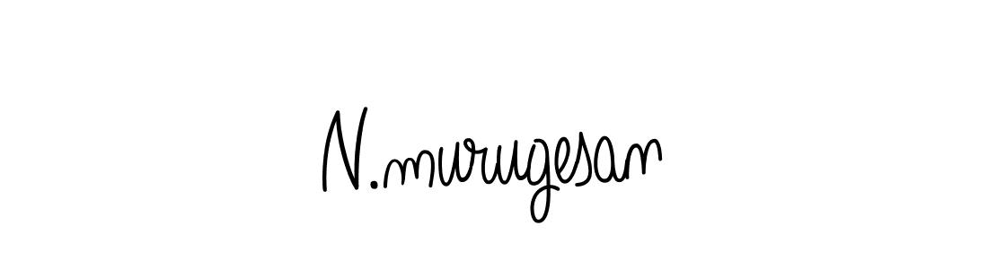 Create a beautiful signature design for name N.murugesan. With this signature (Angelique-Rose-font-FFP) fonts, you can make a handwritten signature for free. N.murugesan signature style 5 images and pictures png