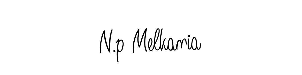 How to Draw N.p Melkania signature style? Angelique-Rose-font-FFP is a latest design signature styles for name N.p Melkania. N.p Melkania signature style 5 images and pictures png