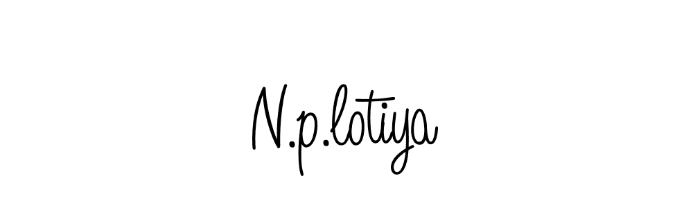 Make a beautiful signature design for name N.p.lotiya. Use this online signature maker to create a handwritten signature for free. N.p.lotiya signature style 5 images and pictures png