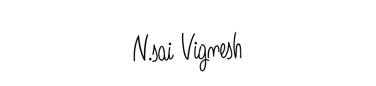 You can use this online signature creator to create a handwritten signature for the name N.sai Vignesh. This is the best online autograph maker. N.sai Vignesh signature style 5 images and pictures png