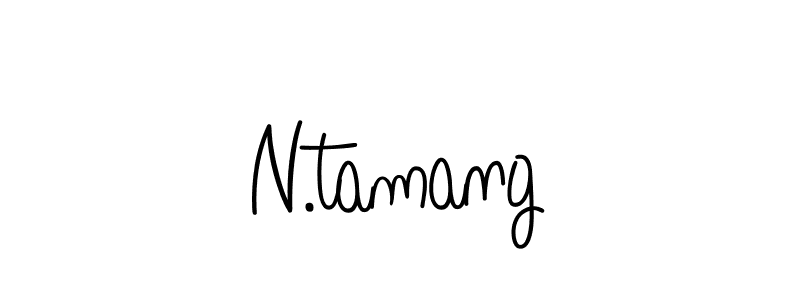 N.tamang stylish signature style. Best Handwritten Sign (Angelique-Rose-font-FFP) for my name. Handwritten Signature Collection Ideas for my name N.tamang. N.tamang signature style 5 images and pictures png