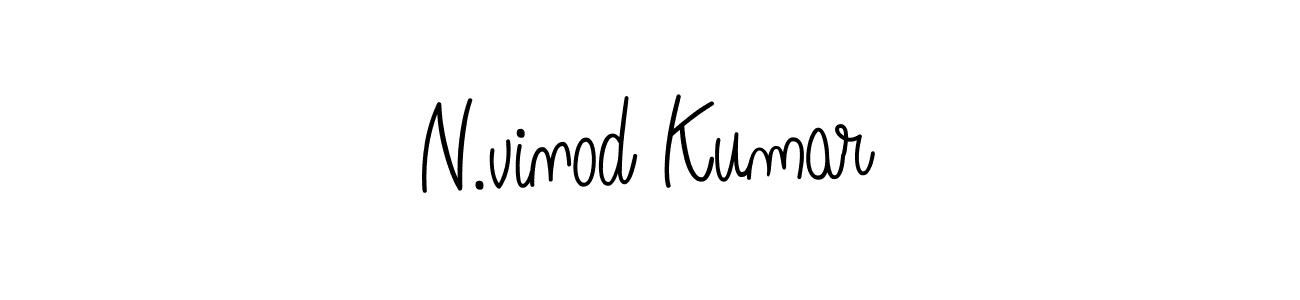 Best and Professional Signature Style for N.vinod Kumar. Angelique-Rose-font-FFP Best Signature Style Collection. N.vinod Kumar signature style 5 images and pictures png