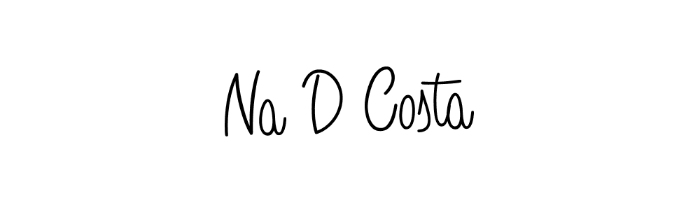 Also we have Na D Costa name is the best signature style. Create professional handwritten signature collection using Angelique-Rose-font-FFP autograph style. Na D Costa signature style 5 images and pictures png