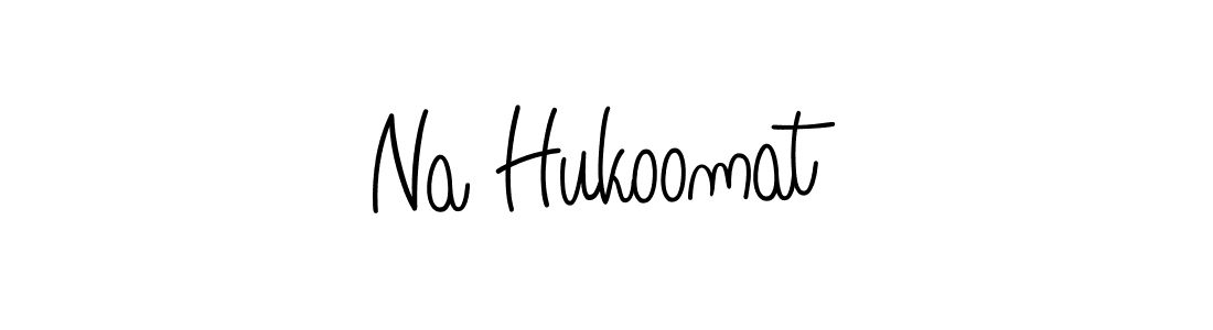 Use a signature maker to create a handwritten signature online. With this signature software, you can design (Angelique-Rose-font-FFP) your own signature for name Na Hukoomat. Na Hukoomat signature style 5 images and pictures png