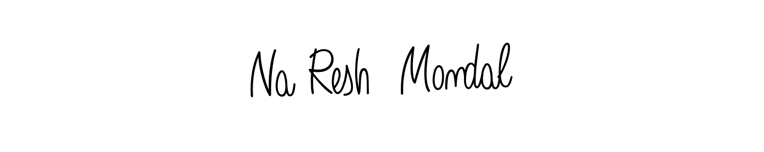 Make a beautiful signature design for name Na Resh  Mondal. Use this online signature maker to create a handwritten signature for free. Na Resh  Mondal signature style 5 images and pictures png