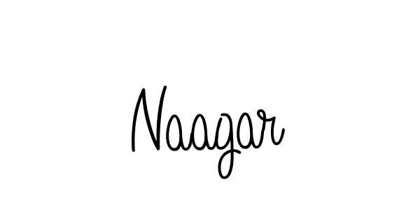 Make a beautiful signature design for name Naagar. With this signature (Angelique-Rose-font-FFP) style, you can create a handwritten signature for free. Naagar signature style 5 images and pictures png