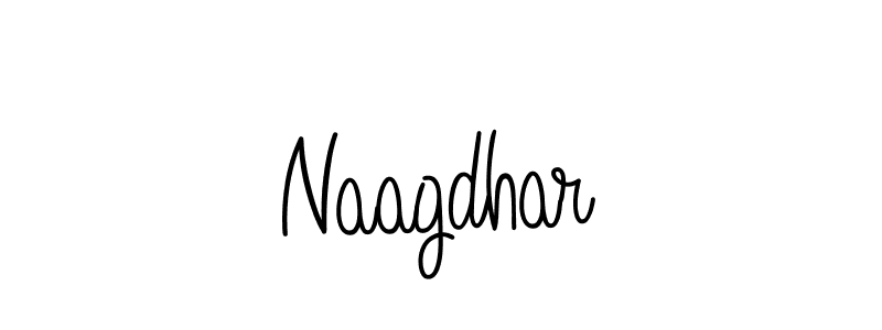 Make a beautiful signature design for name Naagdhar. With this signature (Angelique-Rose-font-FFP) style, you can create a handwritten signature for free. Naagdhar signature style 5 images and pictures png