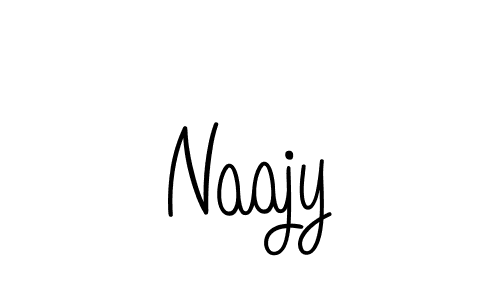 How to make Naajy signature? Angelique-Rose-font-FFP is a professional autograph style. Create handwritten signature for Naajy name. Naajy signature style 5 images and pictures png