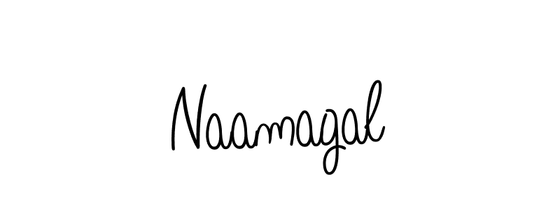 Use a signature maker to create a handwritten signature online. With this signature software, you can design (Angelique-Rose-font-FFP) your own signature for name Naamagal. Naamagal signature style 5 images and pictures png