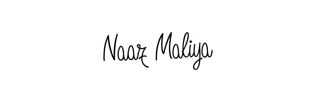 How to Draw Naaz Maliya signature style? Angelique-Rose-font-FFP is a latest design signature styles for name Naaz Maliya. Naaz Maliya signature style 5 images and pictures png