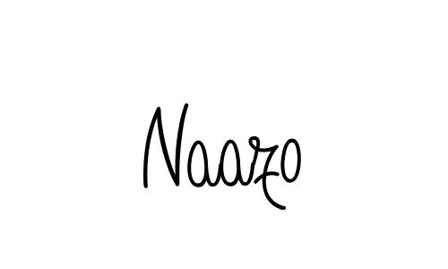 The best way (Angelique-Rose-font-FFP) to make a short signature is to pick only two or three words in your name. The name Naazo include a total of six letters. For converting this name. Naazo signature style 5 images and pictures png