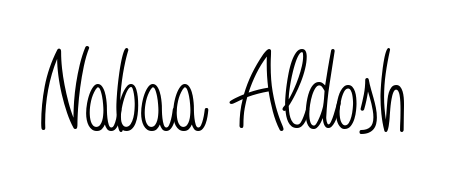 Get inspired by this graceful Angelique-Rose-font-FFP signature style for name Nabaa Aldosh. Smooth loops and balanced proportions for everyday use. Nabaa Aldosh signature style 5 images and pictures png