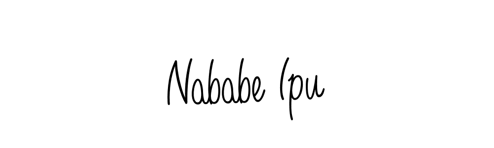 Once you've used our free online signature maker to create your best signature Angelique-Rose-font-FFP style, it's time to enjoy all of the benefits that Nababe Ipu name signing documents. Nababe Ipu signature style 5 images and pictures png