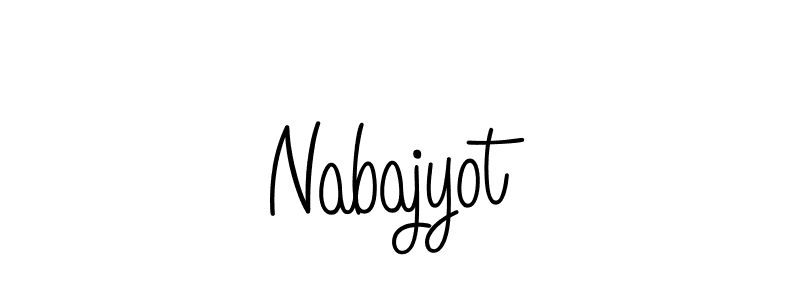 How to Draw Nabajyot signature style? Angelique-Rose-font-FFP is a latest design signature styles for name Nabajyot. Nabajyot signature style 5 images and pictures png