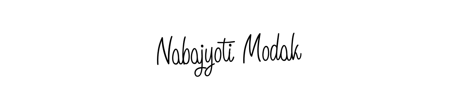 Angelique-Rose-font-FFP is a professional signature style that is perfect for those who want to add a touch of class to their signature. It is also a great choice for those who want to make their signature more unique. Get Nabajyoti Modak name to fancy signature for free. Nabajyoti Modak signature style 5 images and pictures png