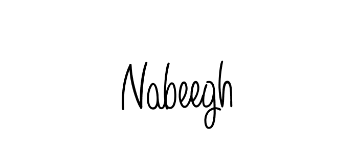Similarly Angelique-Rose-font-FFP is the best handwritten signature design. Signature creator online .You can use it as an online autograph creator for name Nabeegh. Nabeegh signature style 5 images and pictures png