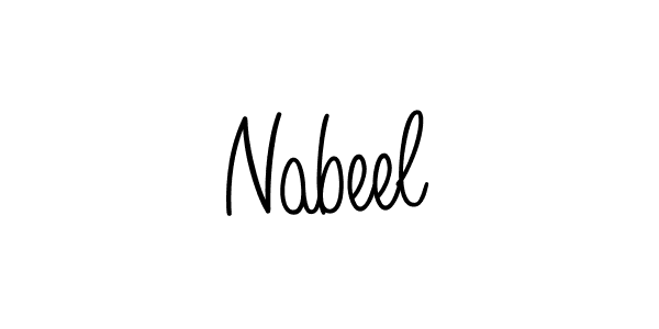 Make a beautiful signature design for name Nabeel. Use this online signature maker to create a handwritten signature for free. Nabeel signature style 5 images and pictures png