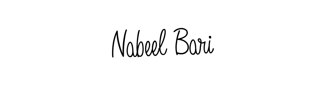 Make a short Nabeel Bari signature style. Manage your documents anywhere anytime using Angelique-Rose-font-FFP. Create and add eSignatures, submit forms, share and send files easily. Nabeel Bari signature style 5 images and pictures png