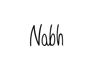 This is the best signature style for the Nabh name. Also you like these signature font (Angelique-Rose-font-FFP). Mix name signature. Nabh signature style 5 images and pictures png