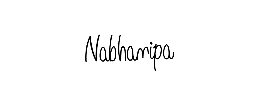 The best way (Angelique-Rose-font-FFP) to make a short signature is to pick only two or three words in your name. The name Nabhanipa include a total of six letters. For converting this name. Nabhanipa signature style 5 images and pictures png