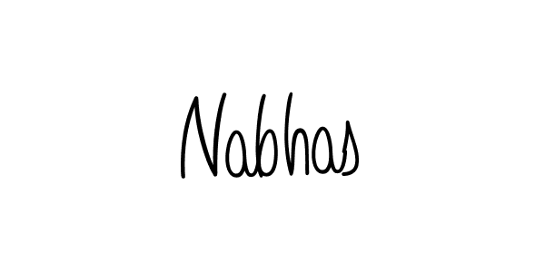 How to Draw Nabhas signature style? Angelique-Rose-font-FFP is a latest design signature styles for name Nabhas. Nabhas signature style 5 images and pictures png