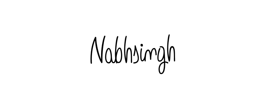 Create a beautiful signature design for name Nabhsingh. With this signature (Angelique-Rose-font-FFP) fonts, you can make a handwritten signature for free. Nabhsingh signature style 5 images and pictures png