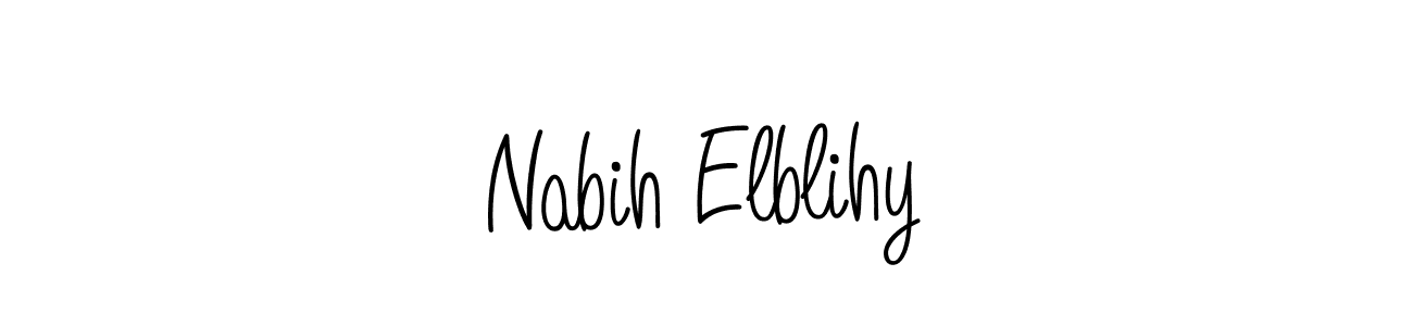 Once you've used our free online signature maker to create your best signature Angelique-Rose-font-FFP style, it's time to enjoy all of the benefits that Nabih Elblihy name signing documents. Nabih Elblihy signature style 5 images and pictures png