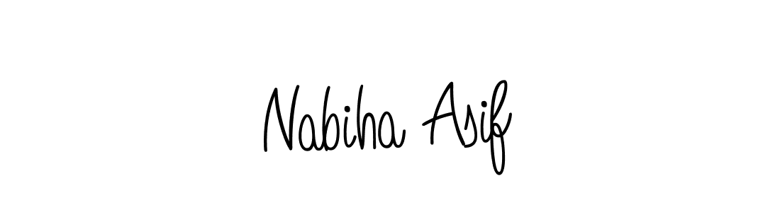 Make a beautiful signature design for name Nabiha Asif. Use this online signature maker to create a handwritten signature for free. Nabiha Asif signature style 5 images and pictures png