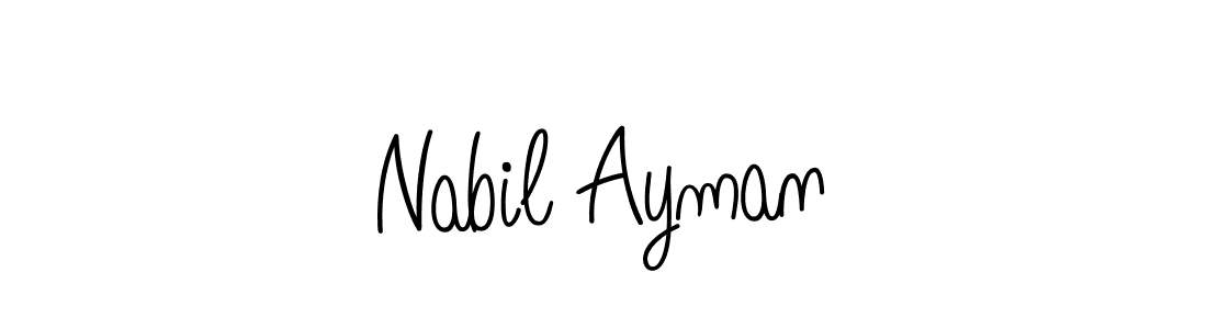 Also You can easily find your signature by using the search form. We will create Nabil Ayman name handwritten signature images for you free of cost using Angelique-Rose-font-FFP sign style. Nabil Ayman signature style 5 images and pictures png