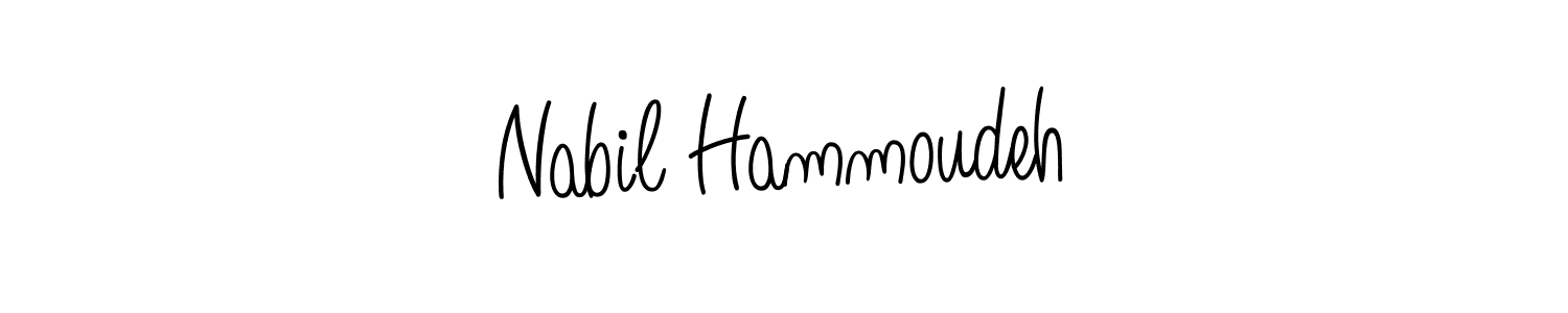Once you've used our free online signature maker to create your best signature Angelique-Rose-font-FFP style, it's time to enjoy all of the benefits that Nabil Hammoudeh name signing documents. Nabil Hammoudeh signature style 5 images and pictures png