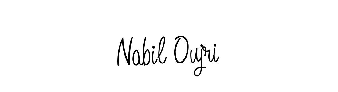 Make a short Nabil Oujri signature style. Manage your documents anywhere anytime using Angelique-Rose-font-FFP. Create and add eSignatures, submit forms, share and send files easily. Nabil Oujri signature style 5 images and pictures png