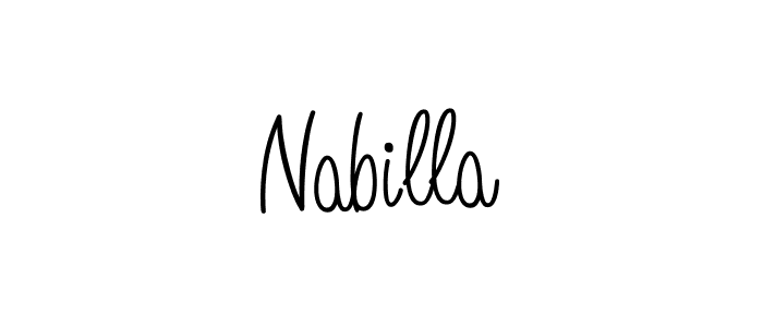 Once you've used our free online signature maker to create your best signature Angelique-Rose-font-FFP style, it's time to enjoy all of the benefits that Nabilla name signing documents. Nabilla signature style 5 images and pictures png