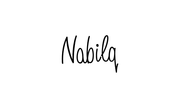 Similarly Angelique-Rose-font-FFP is the best handwritten signature design. Signature creator online .You can use it as an online autograph creator for name Nabilq. Nabilq signature style 5 images and pictures png