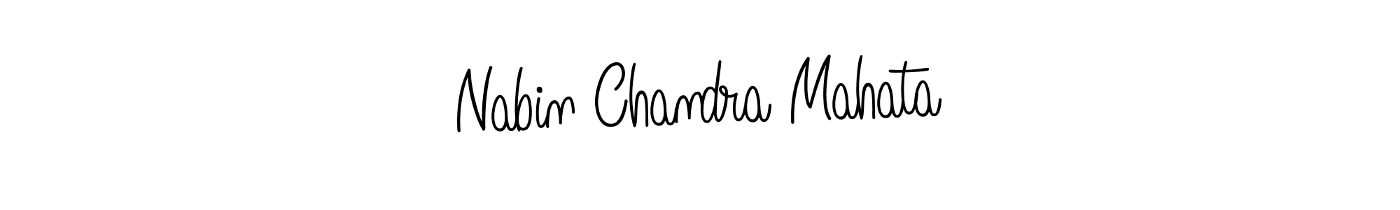 Also we have Nabin Chandra Mahata name is the best signature style. Create professional handwritten signature collection using Angelique-Rose-font-FFP autograph style. Nabin Chandra Mahata signature style 5 images and pictures png