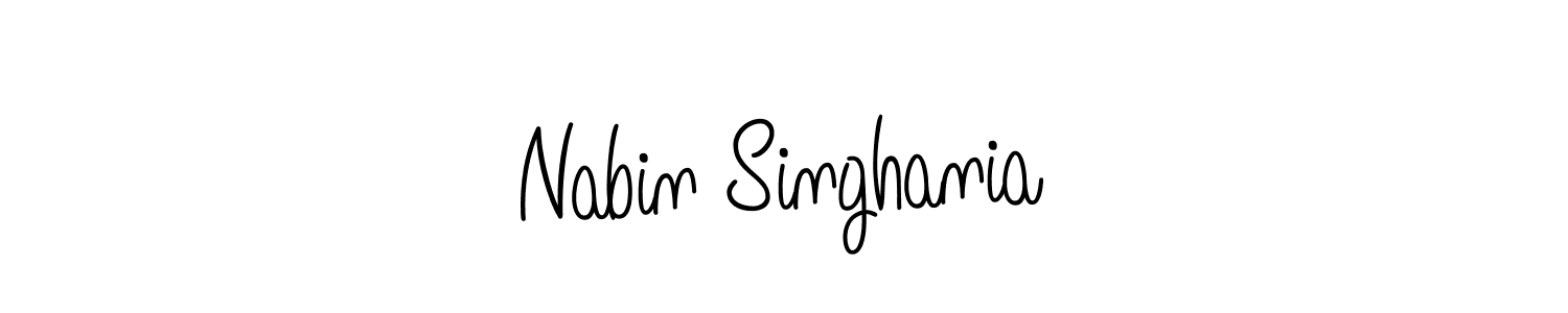 Also we have Nabin Singhania name is the best signature style. Create professional handwritten signature collection using Angelique-Rose-font-FFP autograph style. Nabin Singhania signature style 5 images and pictures png