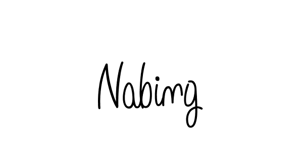 Make a beautiful signature design for name Nabing. Use this online signature maker to create a handwritten signature for free. Nabing signature style 5 images and pictures png