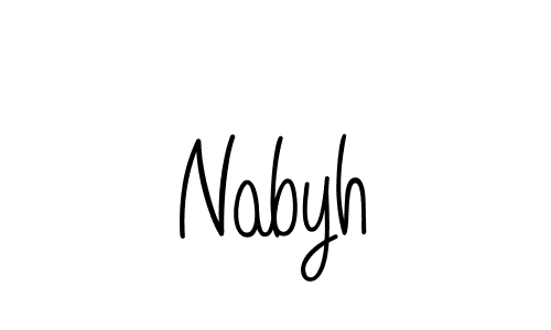 This is the best signature style for the Nabyh name. Also you like these signature font (Angelique-Rose-font-FFP). Mix name signature. Nabyh signature style 5 images and pictures png