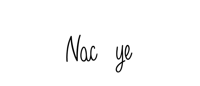 Make a short Nacİye signature style. Manage your documents anywhere anytime using Angelique-Rose-font-FFP. Create and add eSignatures, submit forms, share and send files easily. Nacİye signature style 5 images and pictures png