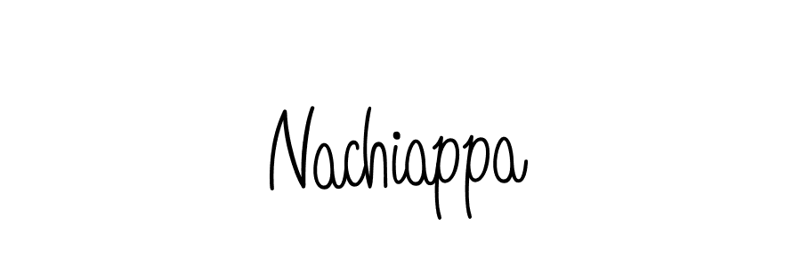 How to Draw Nachiappa signature style? Angelique-Rose-font-FFP is a latest design signature styles for name Nachiappa. Nachiappa signature style 5 images and pictures png