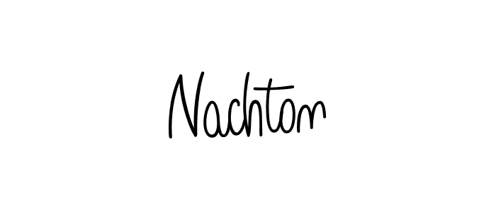 How to make Nachton signature? Angelique-Rose-font-FFP is a professional autograph style. Create handwritten signature for Nachton name. Nachton signature style 5 images and pictures png