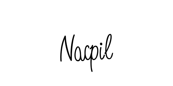 Nacpil stylish signature style. Best Handwritten Sign (Angelique-Rose-font-FFP) for my name. Handwritten Signature Collection Ideas for my name Nacpil. Nacpil signature style 5 images and pictures png