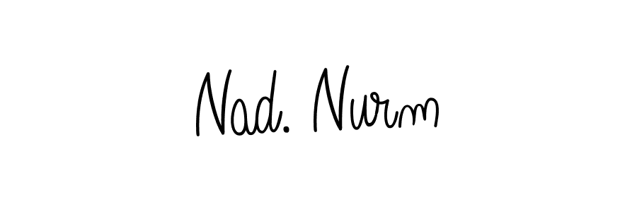 Once you've used our free online signature maker to create your best signature Angelique-Rose-font-FFP style, it's time to enjoy all of the benefits that Nad. Nurm name signing documents. Nad. Nurm signature style 5 images and pictures png