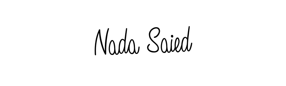 Best and Professional Signature Style for Nada Saied. Angelique-Rose-font-FFP Best Signature Style Collection. Nada Saied signature style 5 images and pictures png