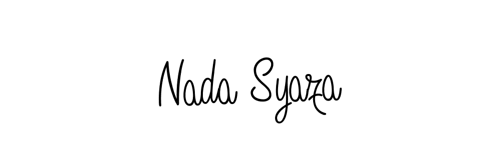 if you are searching for the best signature style for your name Nada Syaza. so please give up your signature search. here we have designed multiple signature styles  using Angelique-Rose-font-FFP. Nada Syaza signature style 5 images and pictures png